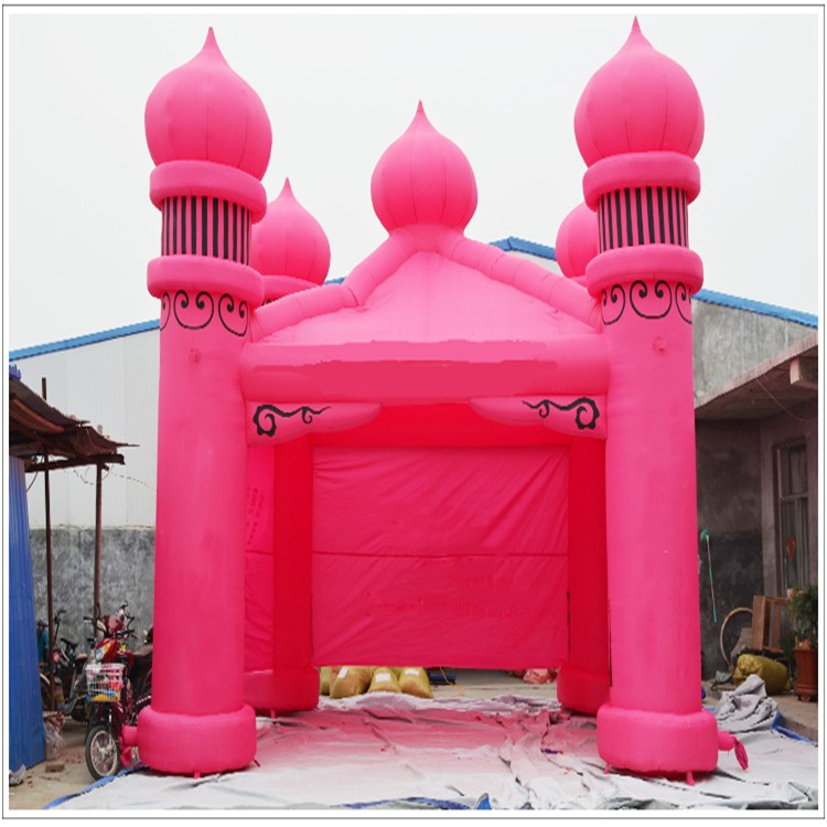 庄浪粉色帐篷